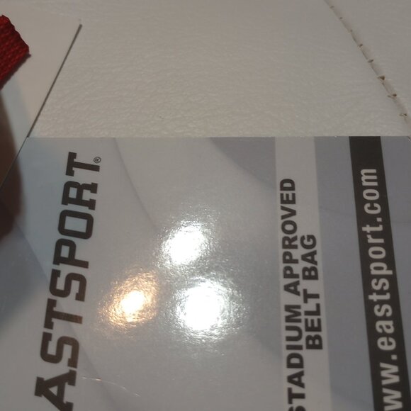 Clear / red trimmed stadium bag - Picture 3 of 4